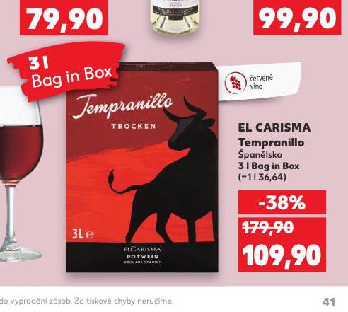 EL CARISMA TEMPRANILLO