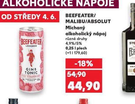 BEEFEATER / MALIBU / ABSOLUT