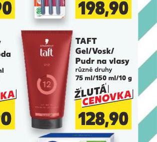 TAFT GEL / VOSK / PUDR NA VLASY