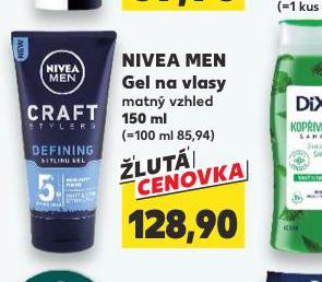 NIVEA MEN GEL NA VLASY