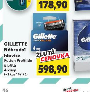 GILETTE NHRADN HLAVICE