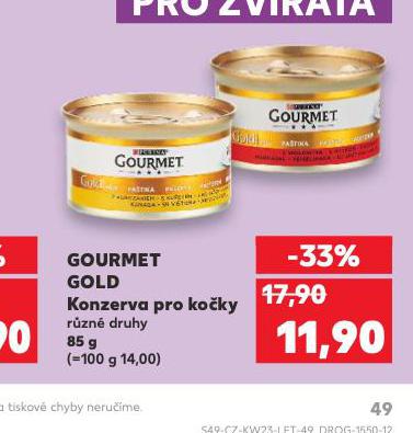 GOURMET GOLD KONZERVA PRO KOKY