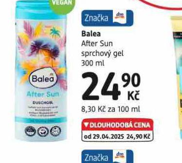 BALEA AFTER SUN SPRCHOV GEL