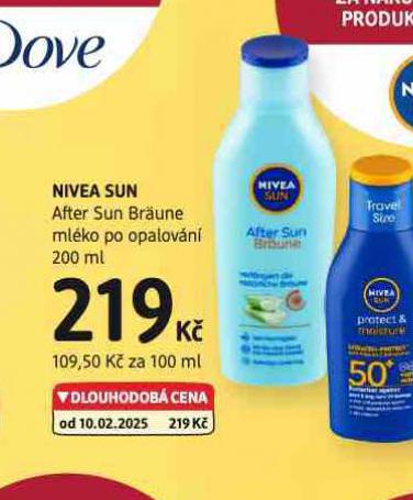 NIVEA SUN MLKO PO OPALOVN