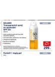 SOLERO TRANSPARENTN SPREJ NA OPALOVN OF 50+