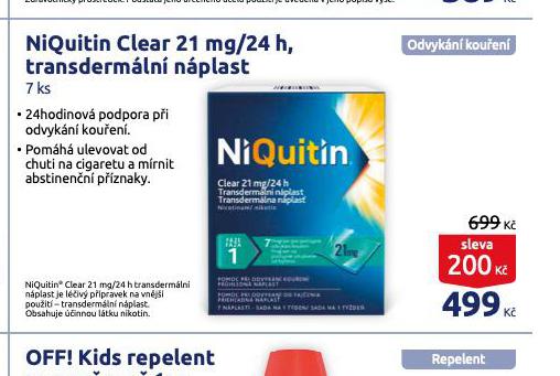 NIQUITIN CLEAR NPLAST
