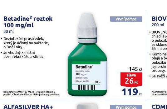 BETADINE ROZTOK