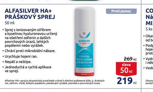 ALFASILVER HA+ PRKOV SPREJ