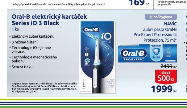ORAL-B ELEKTRICK KARTEK