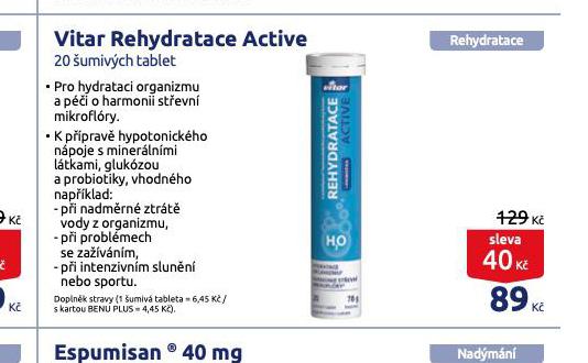 VITAR REHYDRATACE ACTIVE