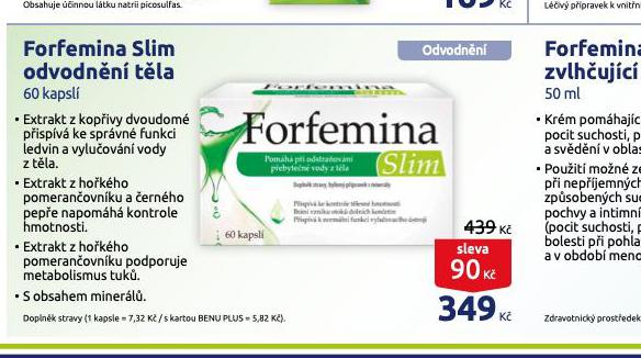 FORFEMINA SLIM ODVODNN TLA