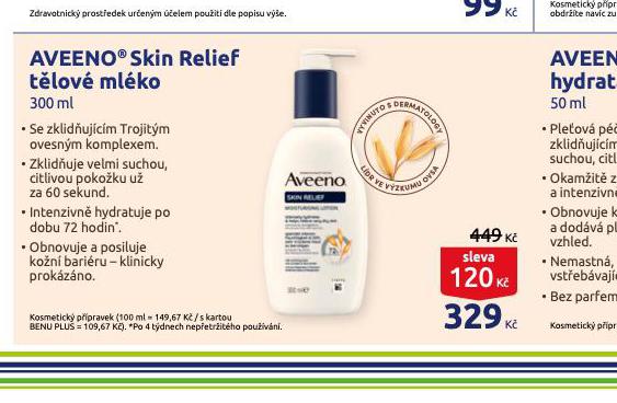 AVEENO SKIN RELIEF TLOV MLKO