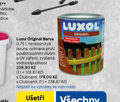 LUXOL ORIGINL BARVA