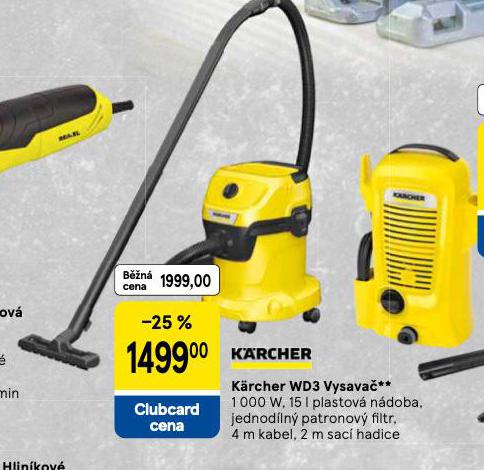 KARCHER WD3 VYSAVA