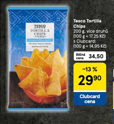 TESCO TORTILLA CHIPS