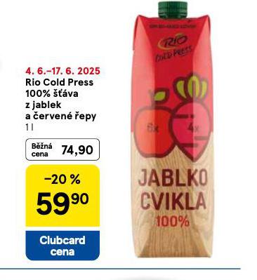 RIO COLD PRESS 100% VA Z JALBEK A ERVEN EPY