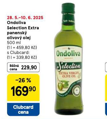 ONDOLIVA SELECTION EXTRA PANENSK OLIVOV OLEJ