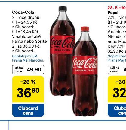 COCA COLA, FANTA, SPRITE
