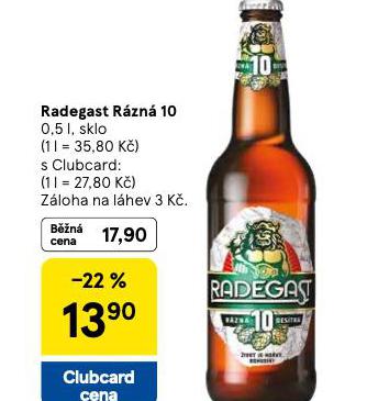PIVO RADEGAST RZN 10