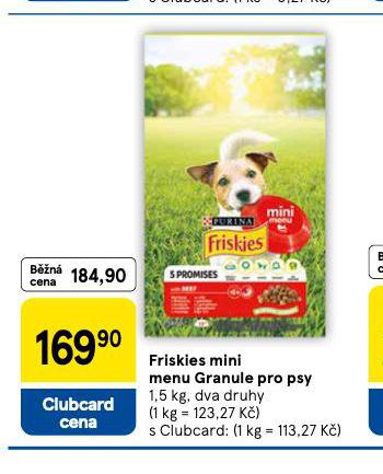 FRISKIES MINI MENU GRANULE PRO PSY