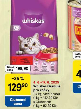 WHISKAS GRANULE PRO KOKY