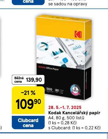 KODAK KANCELSK PAPR