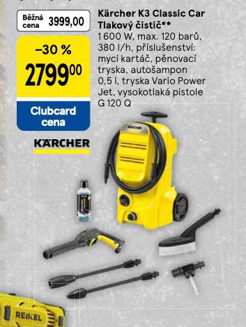 KRCHER K3 CLASSIC CAR TLAKOV ISTI