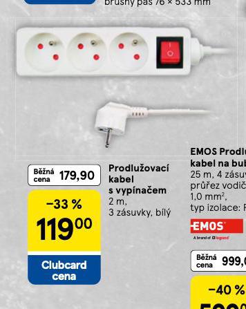 PRODLUOVAC KABEL S VYPNAEM