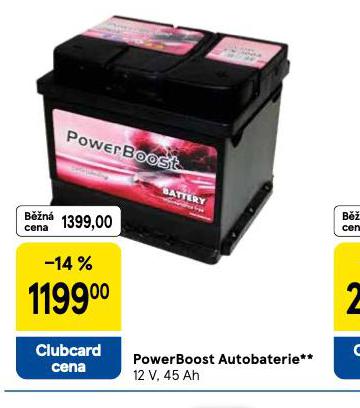 POWERBOOST AUTOBATERIE 45  Ah