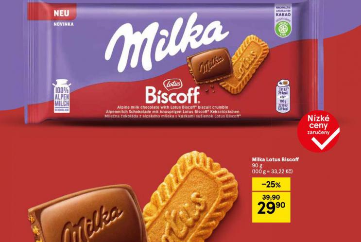 MILKA LOTUS BISCOFF