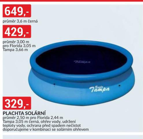 PLACHTA SOLRN 3,6 M