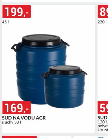 SUD NA VODU AGR S UCHY 30 L