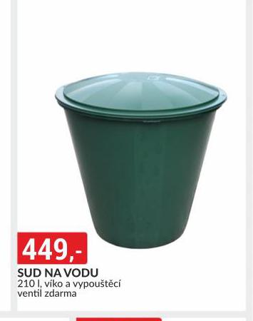 SUD NA VODU 210 L
