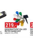 DEKORATIVN 10x LED ETZ BAREVN