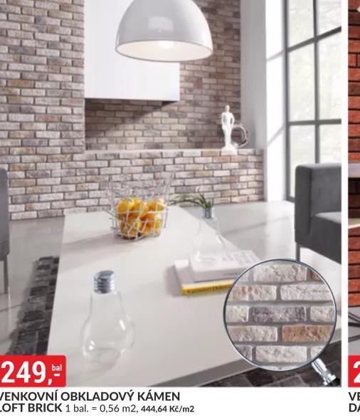 VENKOVN OBKLADOV KMEN LOFT BRICK