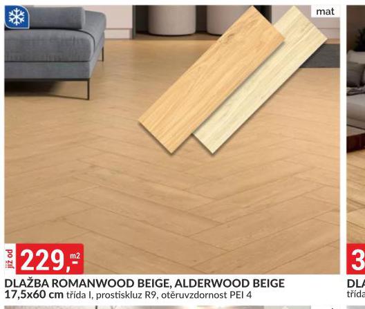 DLABA ROMANWOOD BEIGE, ALDERWOOD BEIGE