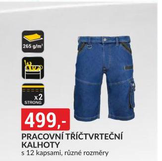 PRACOVN 3/4 KALHOTY