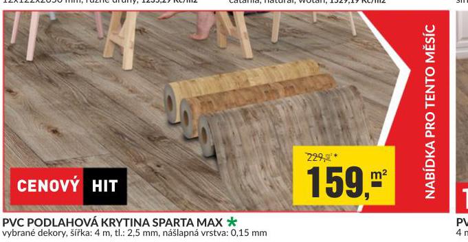PVC PODLAHOV KRYTINA SPARTA MAX