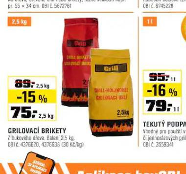 GRILOVAC BRIKETY