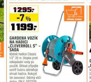 GARDENA VOZK NA HADICI