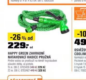 HAPPY GREEN ZAHRADN NATAHOVAC HADICE PRUN
