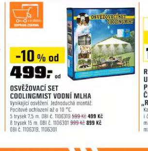 OSV̎OVAC SET COOLNGMIST VODN MLHA