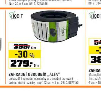 ZAHRADN OBRUBNK ALFA