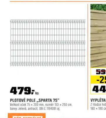 PLOTOV POLE SPARTA 75