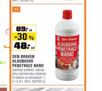 DEN BRAVEN HLOUBKOV PENETRACE NANO