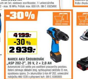 NAREX AKU ROUBOVK