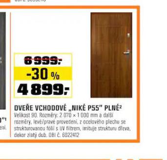 DVEE VCHODOV NIK P55 PLN