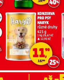 HARYK KONZERVA PRO PSY