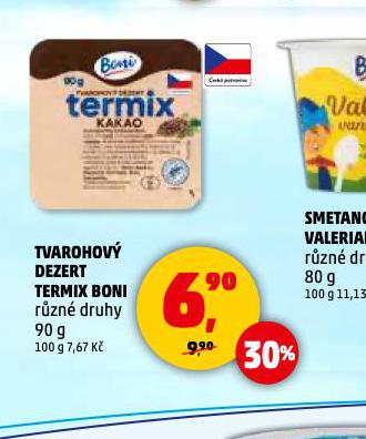 TVAROHOV DEZERT TERMIX BONI