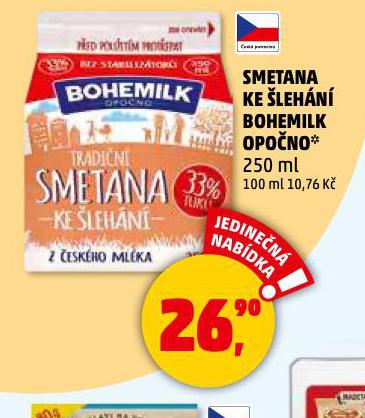 SMETANA KE LEHN BOHEMILK OPONO